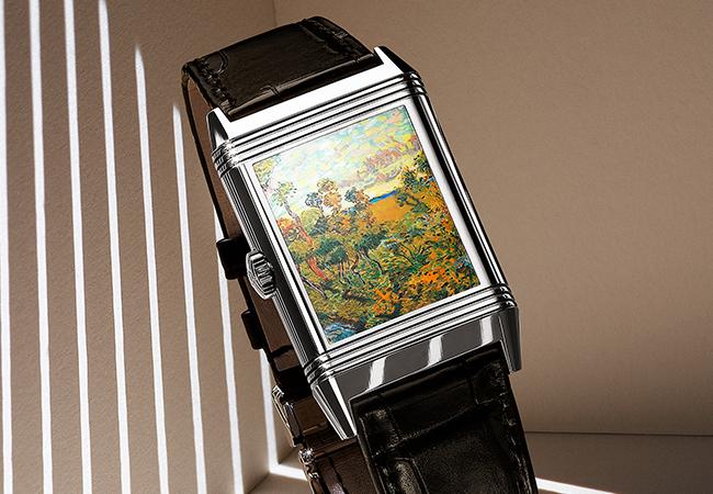 積家JAEGER-LECOULTRE Reverso Tribute Enamel Hidden Treasures-VAN GOGH翻轉系列琺瑯腕錶梵高版