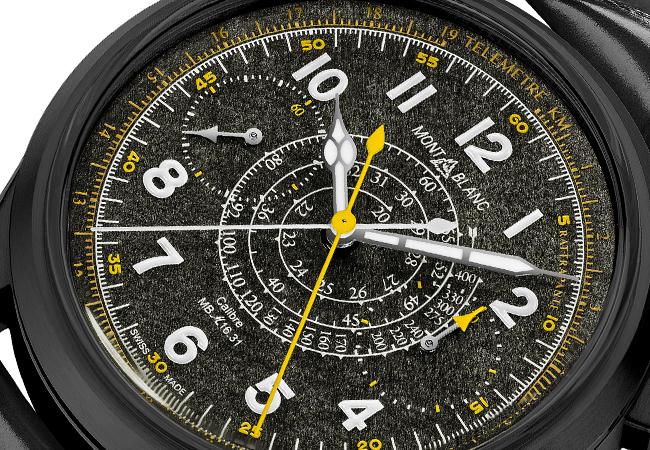 萬寶龍MONTBLANC 1858系列追針計時腕錶限量款100