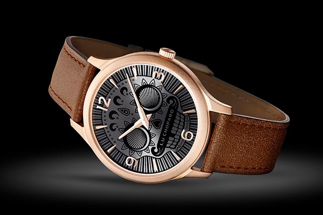 蕭邦表CHOPARD L.U.C Skull One 18K玫瑰金腕錶