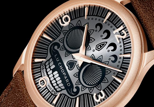 蕭邦表CHOPARD L.U.C Skull One 18K玫瑰金腕錶