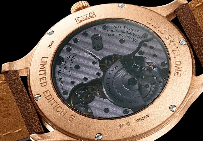 蕭邦表CHOPARD L.U.C Skull One 18K玫瑰金腕錶