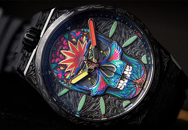 炸彈錶BOLT-68 NEO Tattooed Skull刺青骷髏腕錶