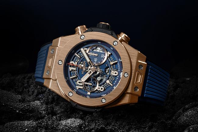 宇舶HUBLOT Big Bang Unico尊爵藍計時碼錶
