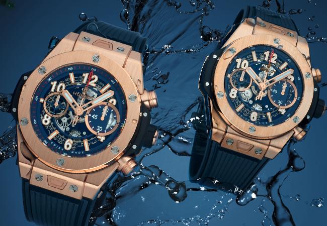 宇舶HUBLOT Big Bang Unico尊爵藍計時碼錶