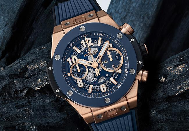 宇舶HUBLOT Big Bang Unico尊爵藍計時碼錶