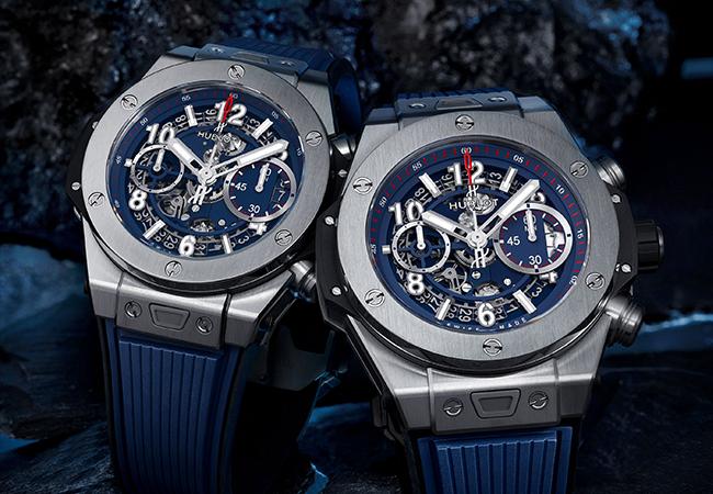 宇舶HUBLOT Big Bang Unico尊爵藍計時碼錶