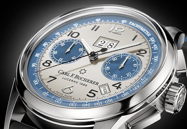 寶齊萊CARL F. BUCHERER Heritage BiCompax Annual Lucerne傳承系列年曆雙盤計時碼錶琉森特別版