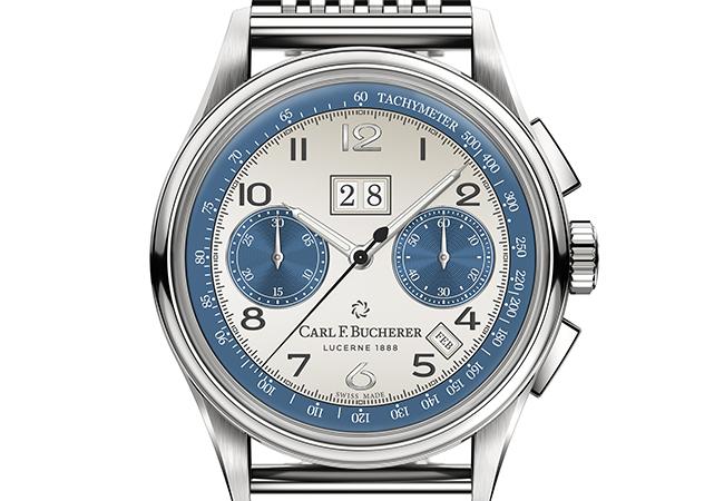 寶齊萊CARL F. BUCHERER Heritage BiCompax Annual Lucerne傳承系列年曆雙盤計時碼錶琉森特別版