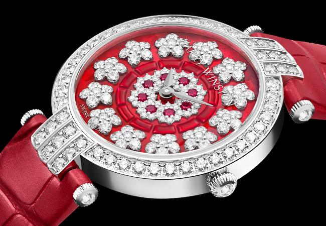 海瑞溫斯頓卓時Harry Winston Premier系列Sunflower 36毫米自動腕錶