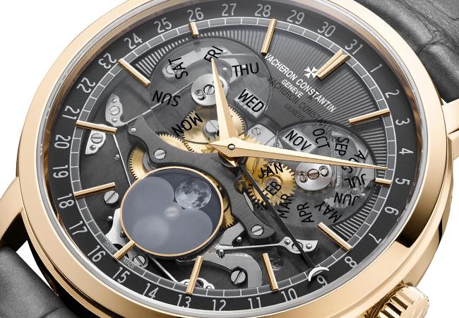 江詩丹頓VACHERON CONSTANTIN Traditionnelle全日曆鏤雕腕錶