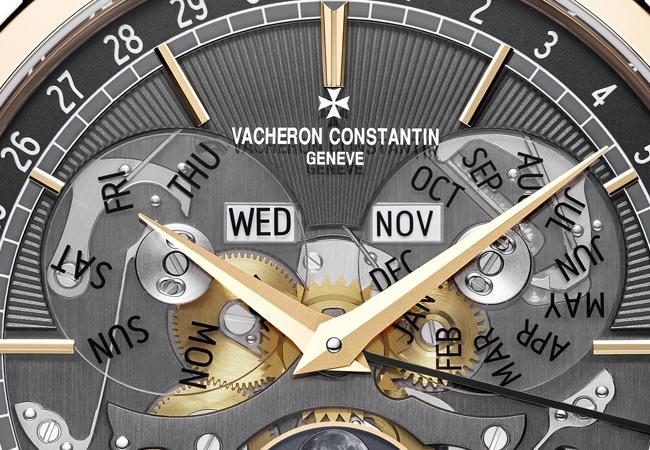 江詩丹頓VACHERON CONSTANTIN Traditionnelle全日曆鏤雕腕錶