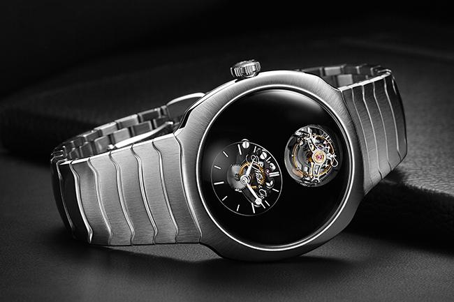 亨利慕時H.MOSER & CIE Streamliner疾速者圓柱游絲陀飛輪Only Watch腕錶