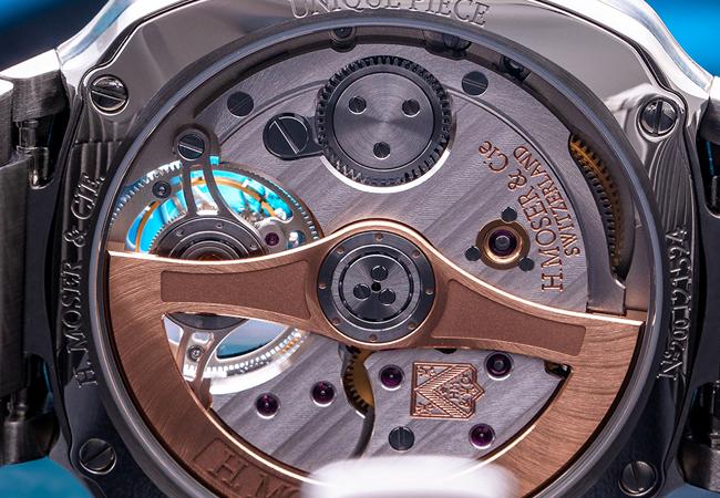 亨利慕時H.MOSER & CIE Streamliner疾速者圓柱游絲陀飛輪Only Watch腕錶