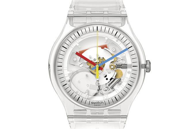 SWATCH CLEARLY NEW GENT
