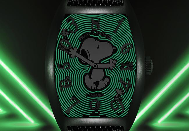 FRANCK MULLER Crazy Hours限量版腕錶史努比