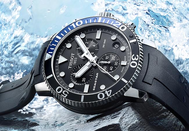 天梭錶TISSOT Seastar 1000石英計時款