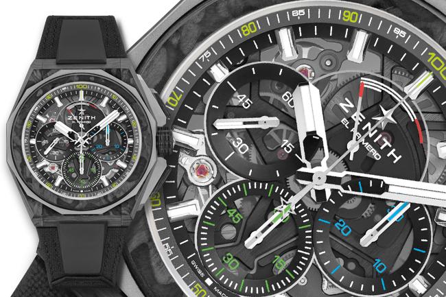 真力時ZENITH Defy Extreme碳纖維腕錶