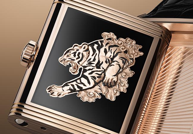 積家JAEGER-LECOULTRE「TIGER」翻轉系列琺瑯虎年紀念腕錶