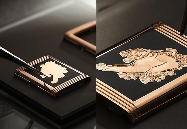 積家JAEGER-LECOULTRE「TIGER」翻轉系列琺瑯虎年紀念腕錶