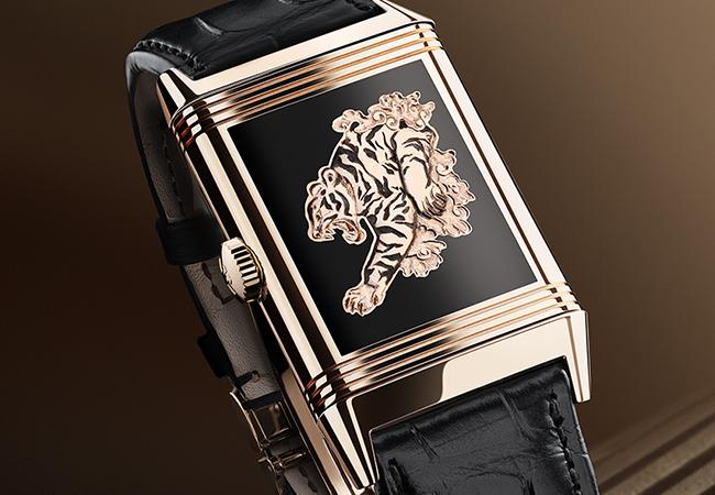 積家JAEGER-LECOULTRE「TIGER」翻轉系列琺瑯虎年紀念腕錶