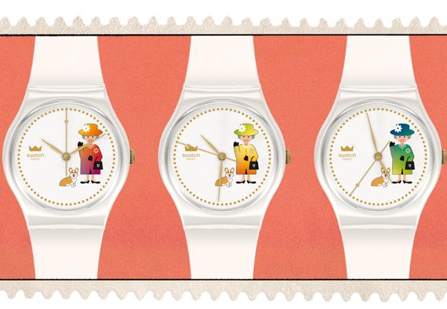 SWATCH「女王駕到」特別腕錶
