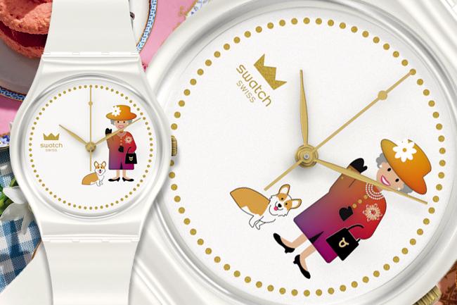 SWATCH「女王駕到」特別腕錶