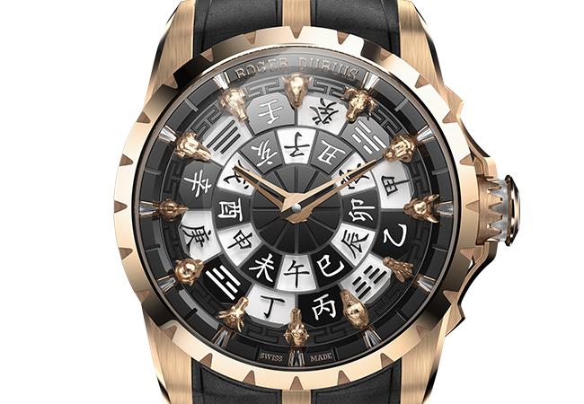 羅杰杜彼Roger Dubuis Excalibur王者系列圓桌騎士十二生肖超級腕錶