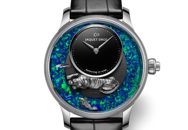 雅克德羅Jaquet Droz 2022 Automaton Tiger Opal虎年生肖歐泊石動偶腕錶