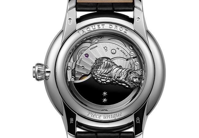 雅克德羅Jaquet Droz 2022 Relief Petite Heure Minute Tiger虎年生肖金雕大明火琺瑯腕錶
