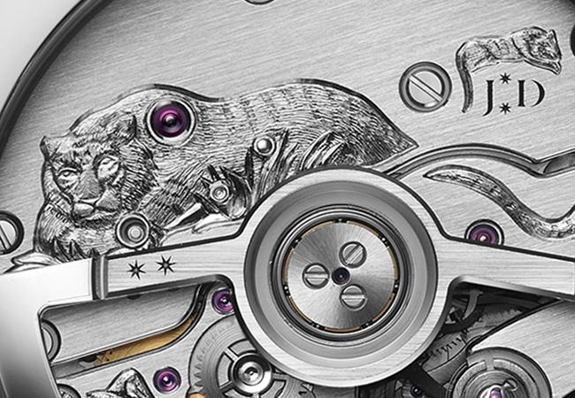 雅克德羅Jaquet Droz 2022 Automaton Tiger Opal虎年生肖歐泊石動偶腕錶