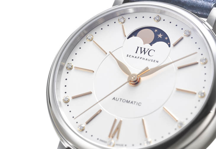IWC柏濤菲諾月相自動腕錶37