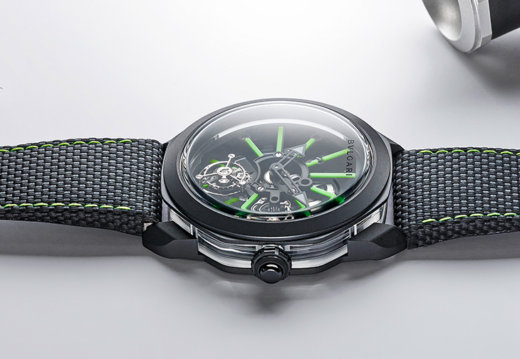 寶格麗BVLGARI Octo Roma Striking Tourbillon Saphir水晶陀飛輪腕錶