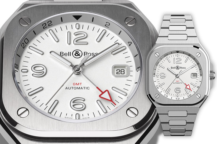 BELL & ROSS BR 05 GMT White