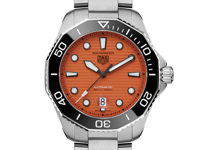 泰格豪雅Aquaracer 300 Orange Diver