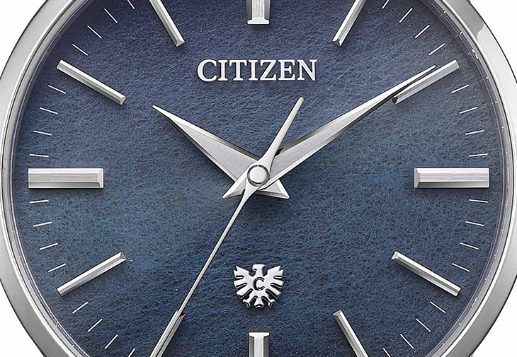 The CITIZEN阿波藍土佐和紙光動能高精準限量款腕錶