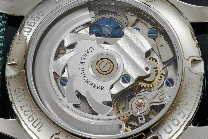 寶齊萊CARL F. BUCHERER 40毫米馬利龍飛返計時腕錶