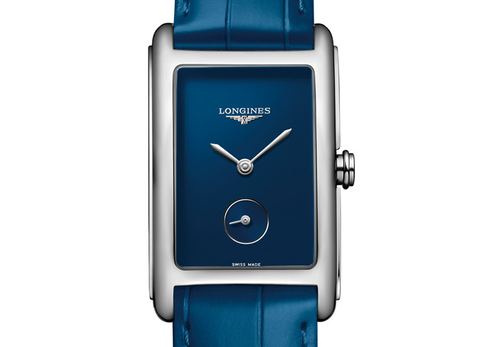 LONGINES Dolcevita多情系列優雅藍面盤女士腕錶
