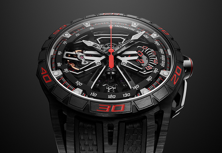 羅杰杜彼ROGER DUBUIS Excalibur Spider Flyback Chronograph王者競速系列飛返計時碼錶