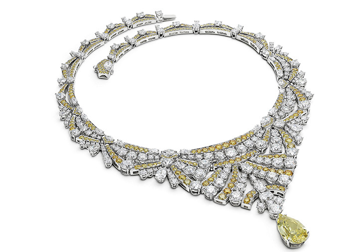 Bvlgari Magnifica系列imperial Diamond頂級黃鑽與鑽石項鍊