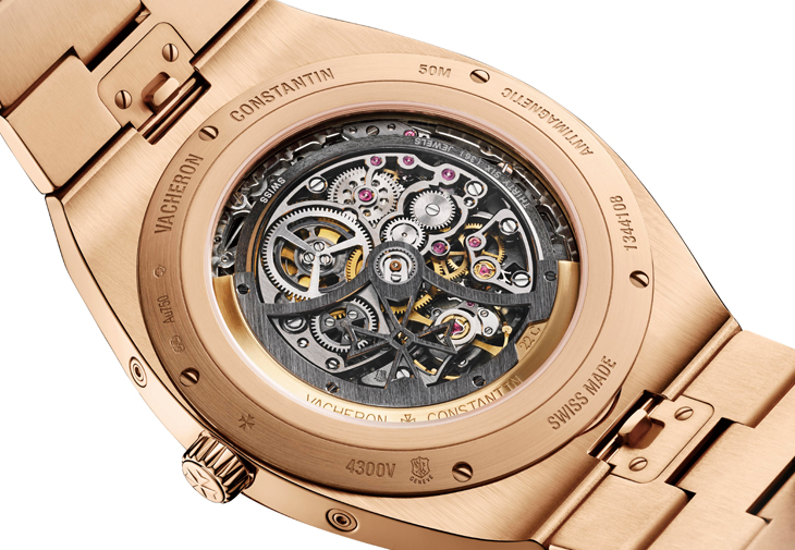 江詩丹頓VACHERON CONSTANTIN Overseas鏤空超薄萬年曆腕錶