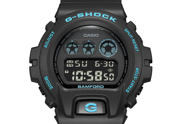 卡西歐G-SHOCK x Bamford DW-6900BWD