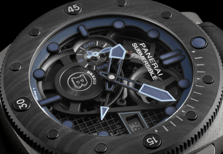 沛納海Submersible S Brabus Blue Shadow Edition專業潛水腕錶PAM01241