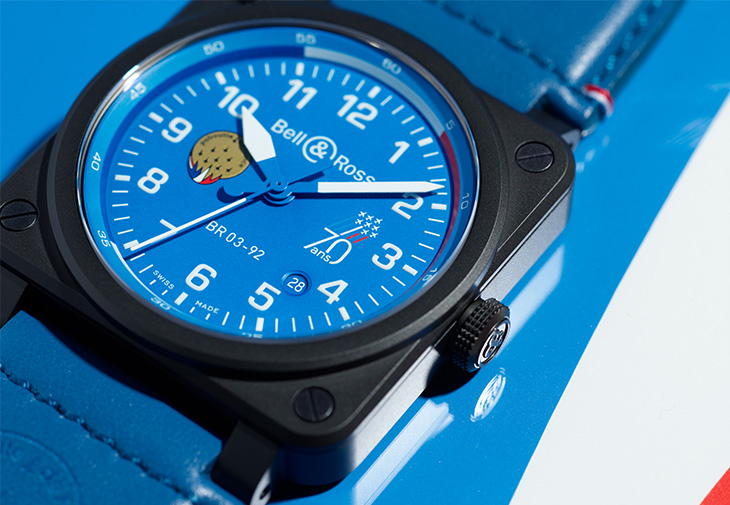 BELL & ROSS BR 03-92 PAF七十週年紀念腕錶