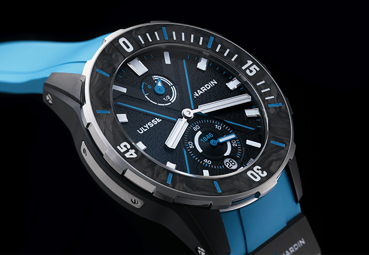 雅典錶ULYSSE NARDIN 潛水系列Diver Net腕錶蔚藍款