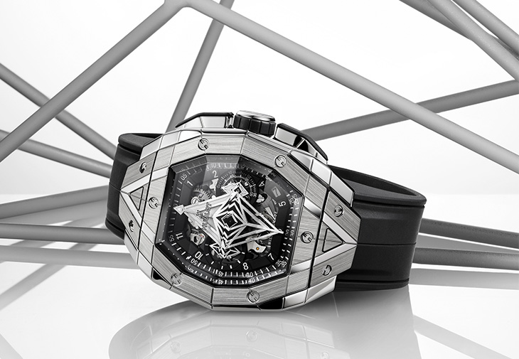 宇舶HUBLOT Spirit of Big Bang Sang Bleu計時碼錶鈦金款