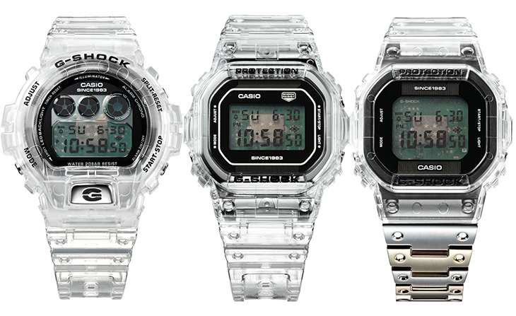 卡西歐G-SHOCK DW-6940RX-7、DW-5040RX-7、DWE-5640RX-7