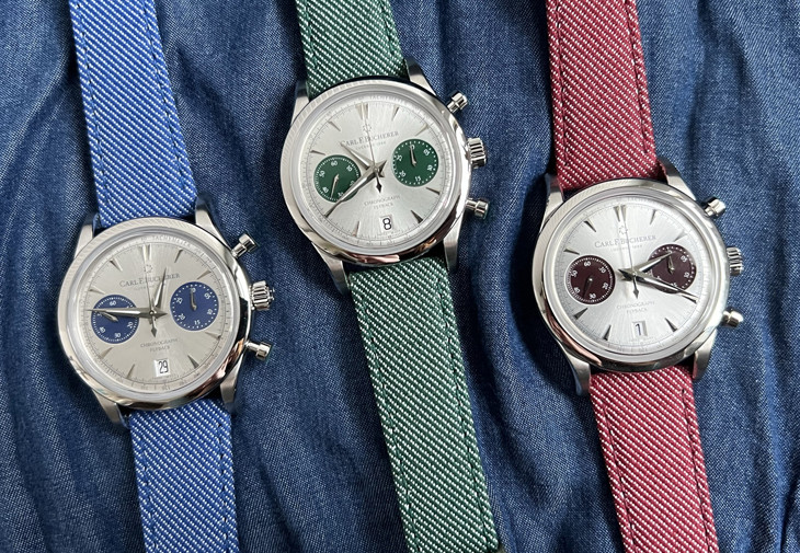 寶齊萊 CARL F. BUCHERER 馬利龍 飛返計時碼錶