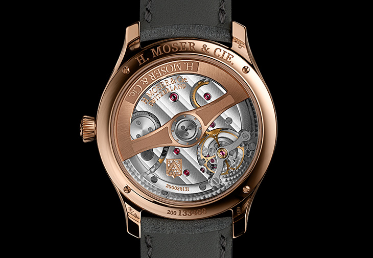 H. MOSER & CIE.亨利慕時勇創者大三針Vantablack®腕錶