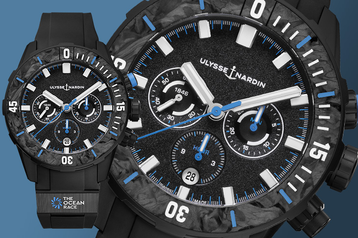 雅典錶ULYSSE NARDIN Diver潛水系列世界環球帆船賽計時碼錶
