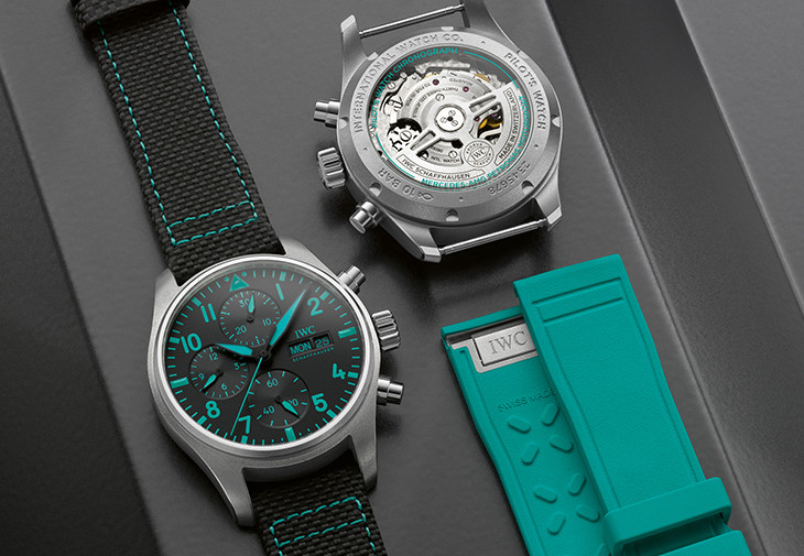 IWC萬國錶飛行員系列計時腕錶41「Mercedes-AMG馬石油Formula One車隊」特別版